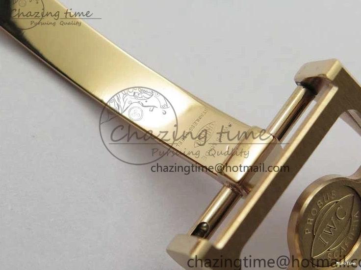 MIROTIME 0304 Premium Portugieser Perpetual Calendar IW503302 RG V9F 1:1 Best Edition Blue Dial on Black Leather Strap A 7098